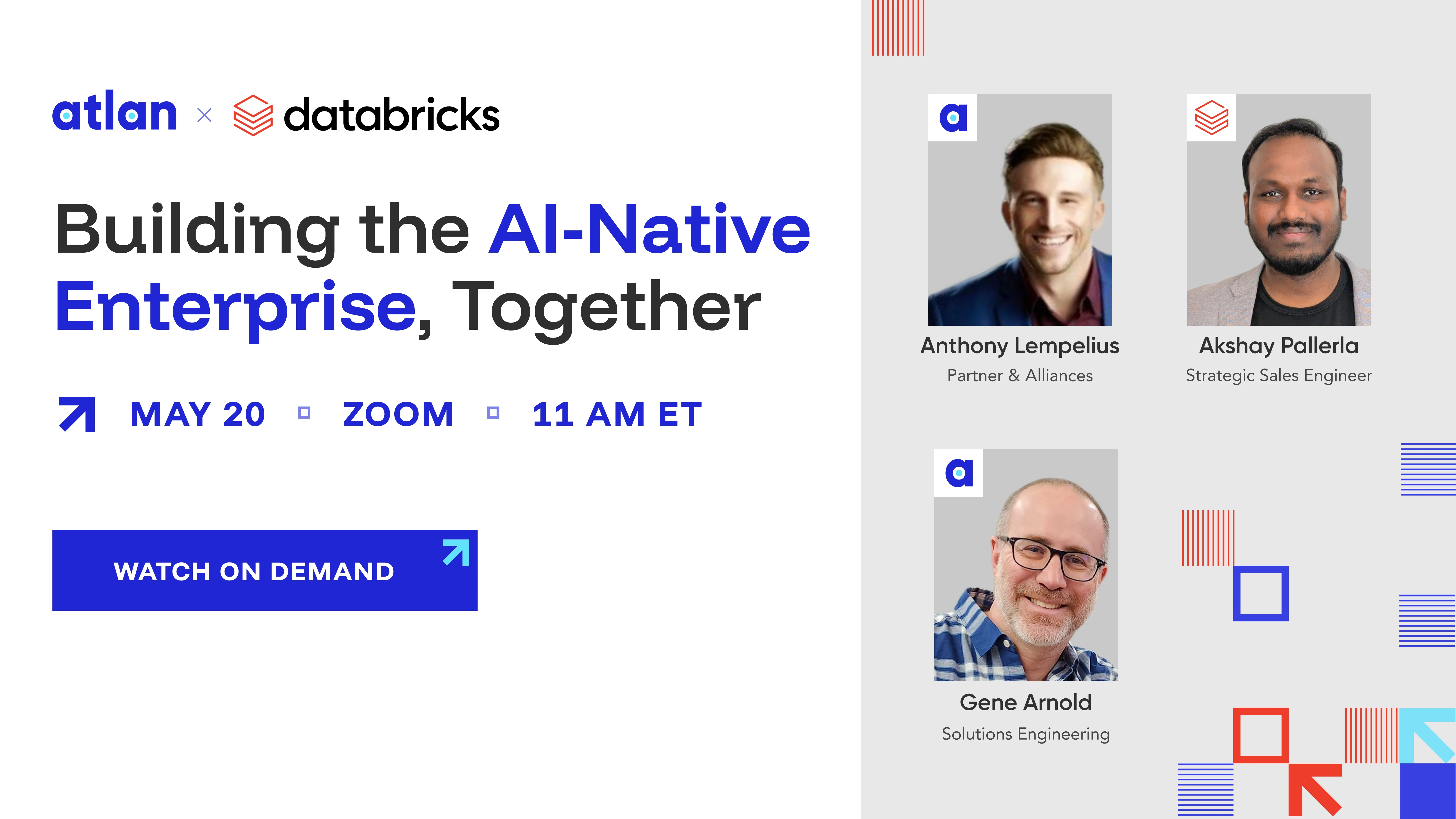 Databricks + Atlan: Building the AI-Native Enterprise, Together