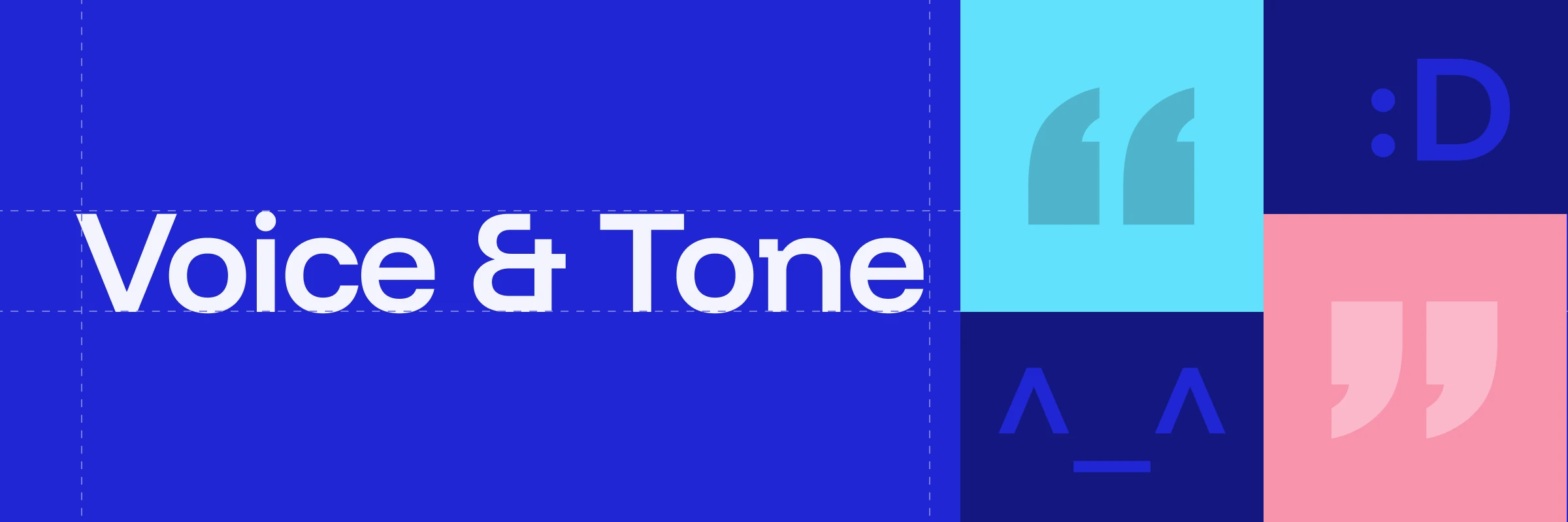 Voice & tone banner