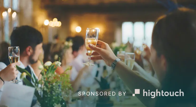 Insurance industry leaders at an intimate lunch, sponsored by Hightouch.
