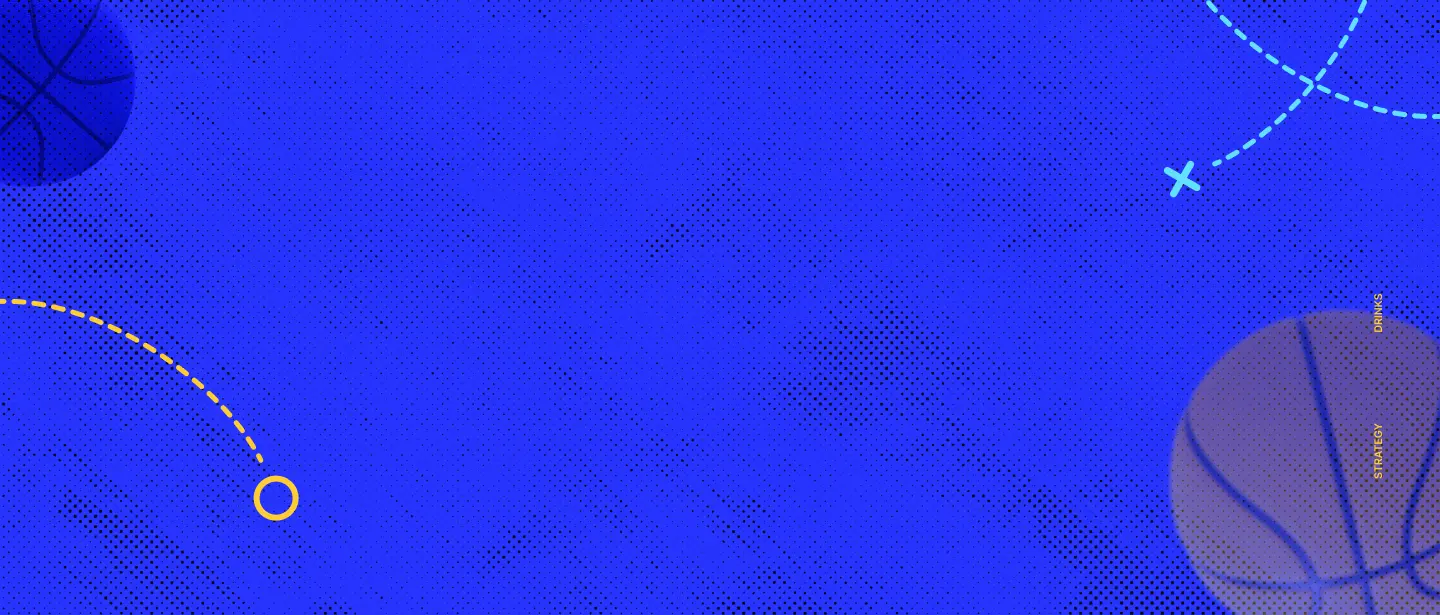 Courtside basketball background.