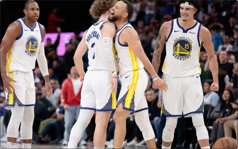 Golden State Warriors fans at Chase Center.