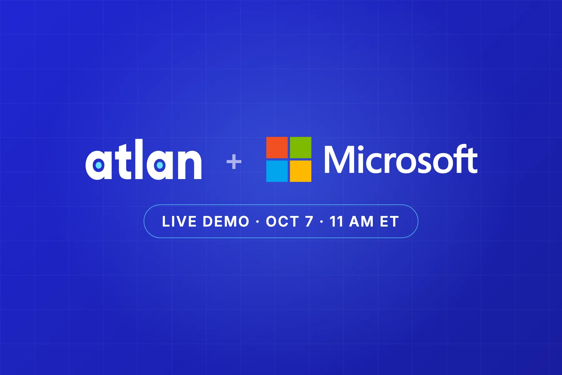 Atlan and Microsoft live demo