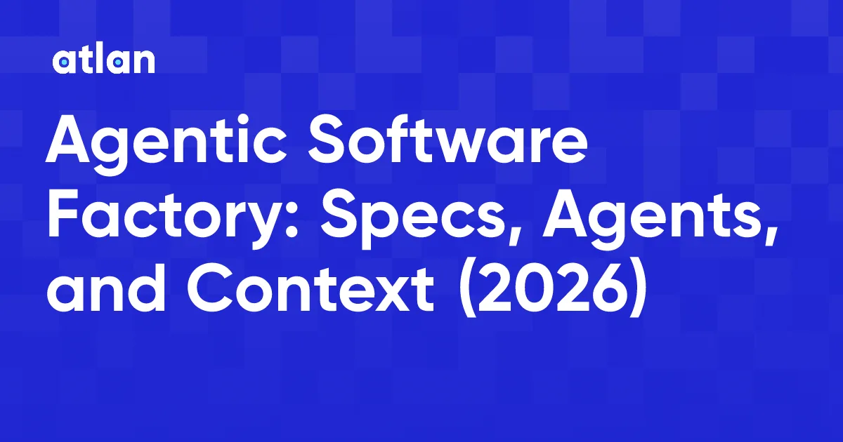 Agentic Software Factory: Specs, Agents, and Enterprise Context