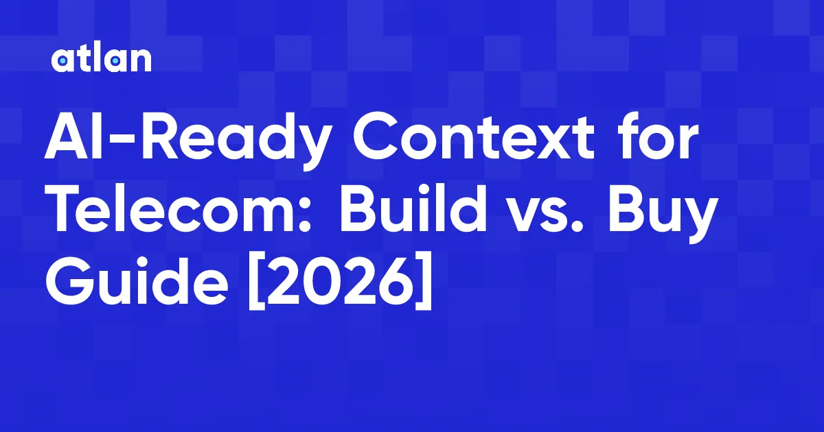 AI-Ready Context for Telecom: Should You Build or Buy?