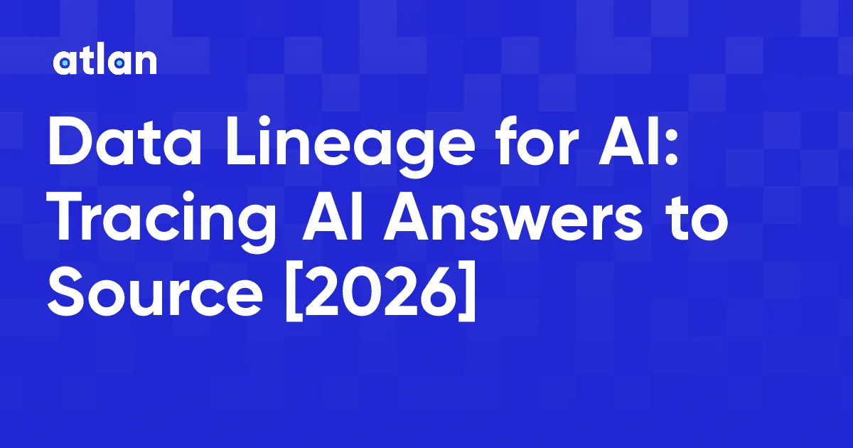 Data Lineage for AI: Tracing AI Answers to Source