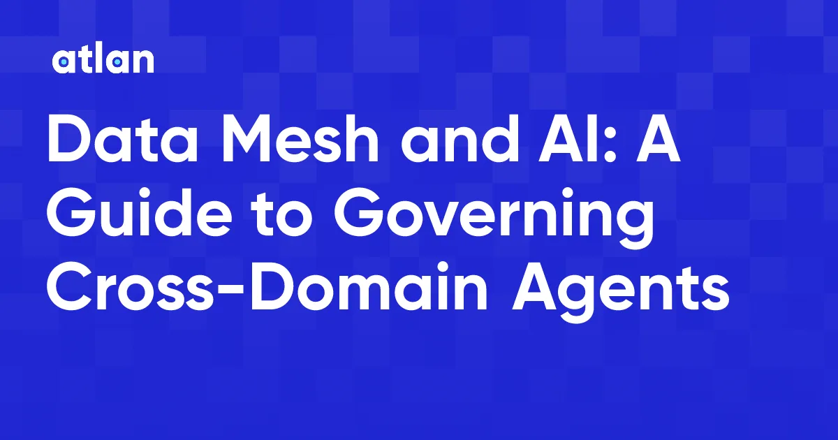 Data Mesh and AI: How Decentralized Architecture Affects Agents