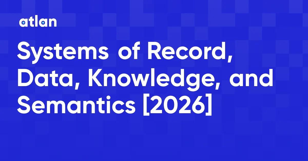 Systems of Record, Data, and Knowledge: Enterprise Stack