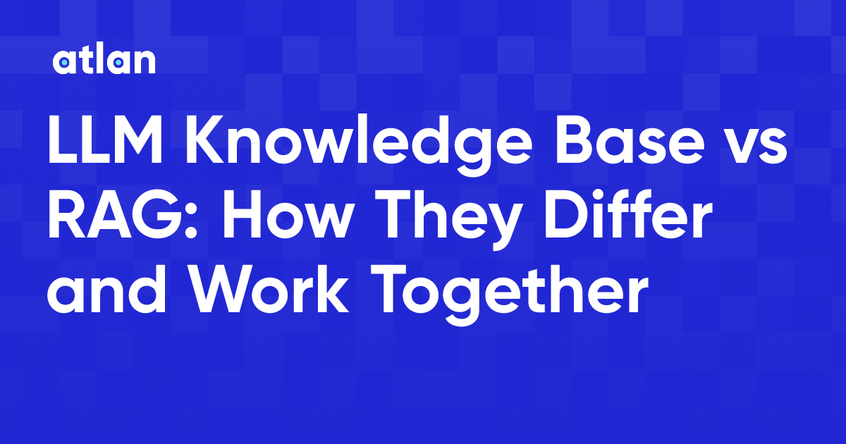 LLM Knowledge Base vs RAG: What's the Difference?